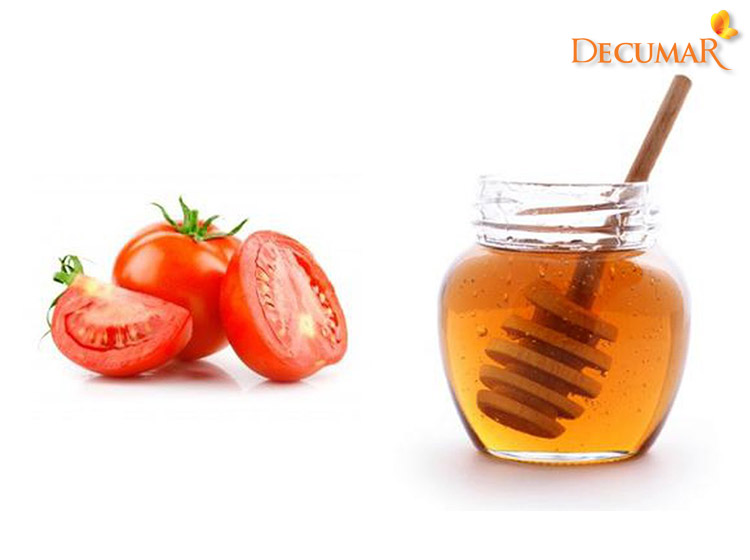 Cà chua và mật ong trị sẹo thâm lâu năm nhanh nhất