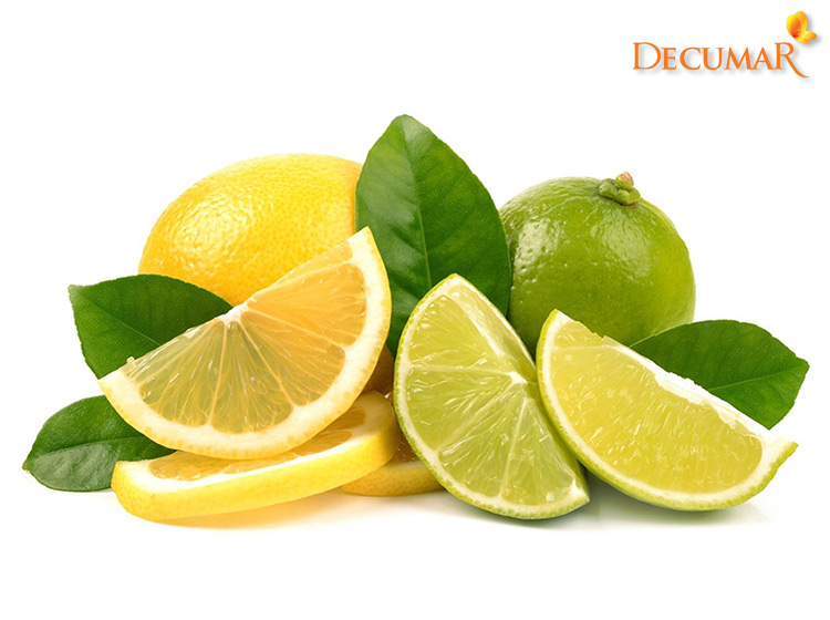 Chanh chứa nhiều Vitamin C va axit citric giúp trị thâm và sáng da 
