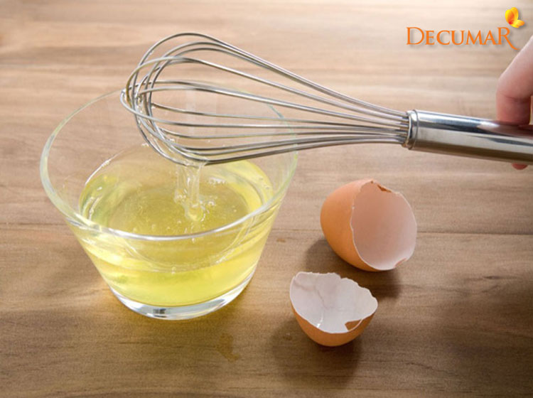 Cách trị sẹo thâm bằng phương pháp tự nhiên với lòng trắng trứng gà