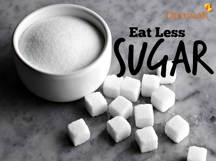 Giảm tiêu thụ đường trong chế độ ăn trị mụn thâm