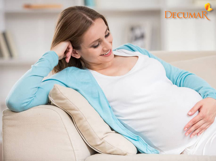 Mụn viêm là tình trạng dễ gặp khi mang bầu