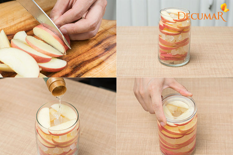 Tự làm giấm táo tại nhà để kiểm soát được chất lượng của nguyên liệu