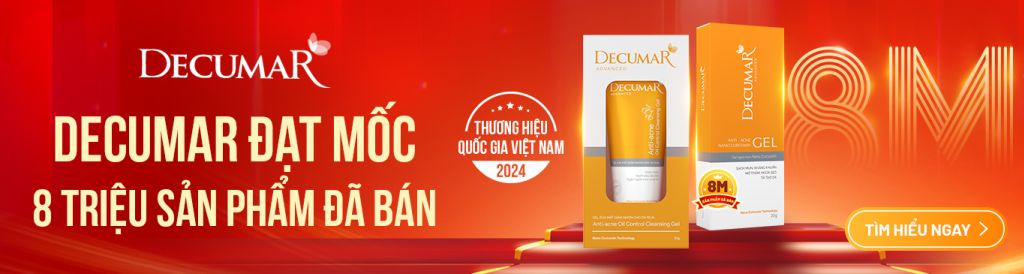 Xử lý mụn, thâm, sẹo cho da - Decumar