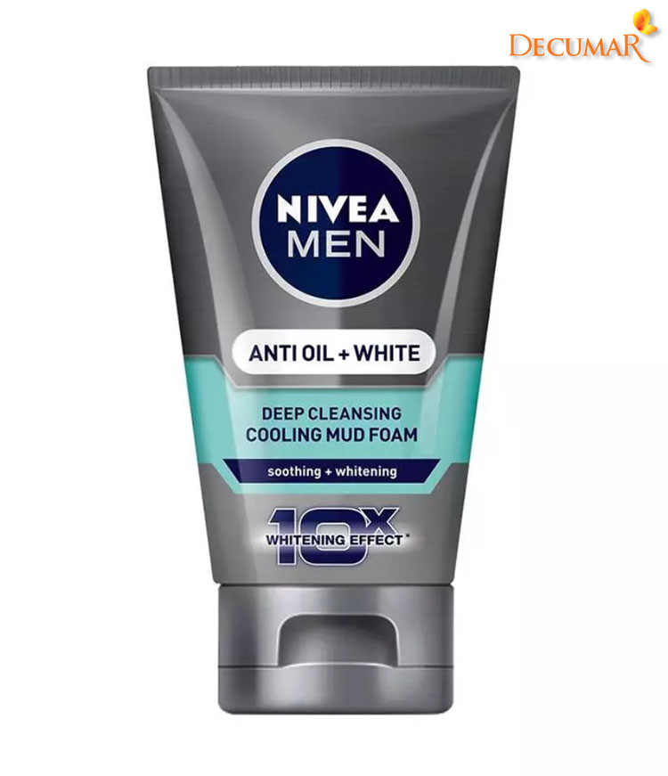 Sữa rửa mặt Nivea Men 10X Acne Clear Cooling Mud Face Wash