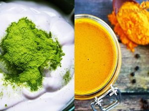Hướng dẫn cách trị mụn bằng trà xanh và nghệ