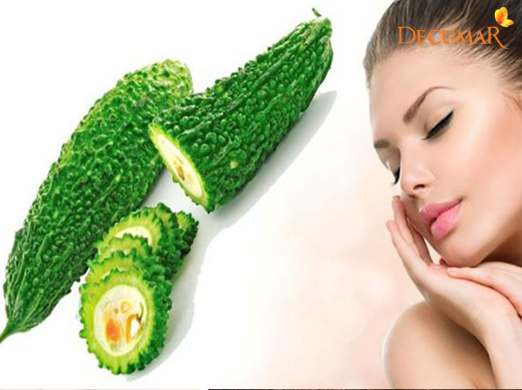 Sử dụng mướp đăng trị mụn ẩn trên trán