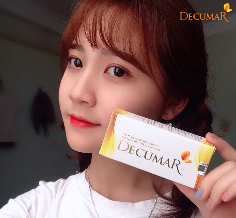 Dùng Gel trị mụn bọc Decumar