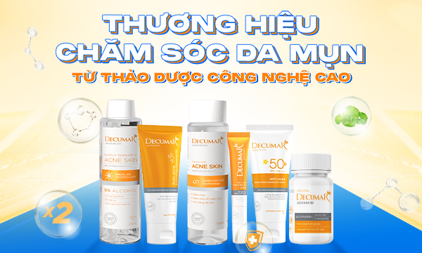 Decumar - Thương hiệu chăm sóc da mụn từ thảo dược công nghệ cao hàng đầu tại Việt Nam