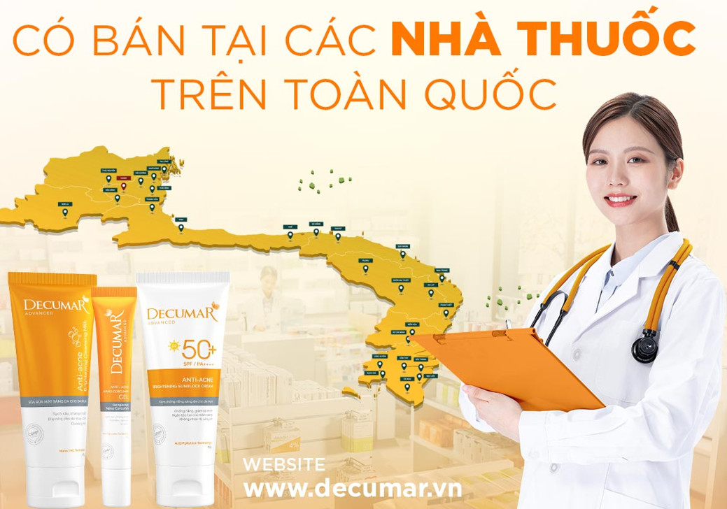 Thành phần chính của gel rửa mặt Decumar là gì và tác dụng của chúng trong trị mụn ra sao?
